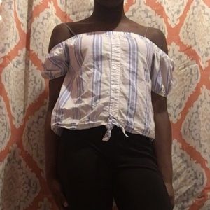 Off the shoulder shirt